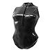 Produktbild Prettyia Reizvoller Damen Bodysuit Wetlook Metallic Badeanzug Bademode Einteiler Nachtwäsche Dessous Sexy Cosplay Wetlook - schwarz, Xxl