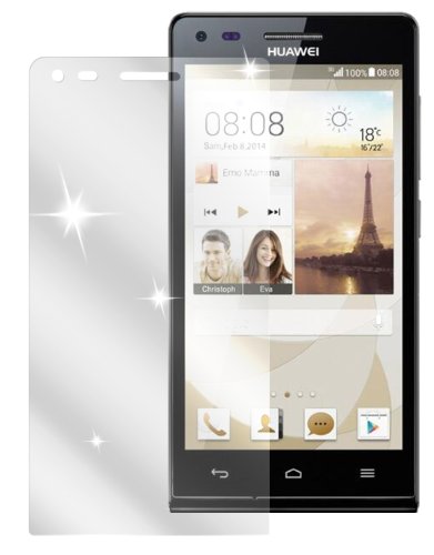 dipos Huawei Ascend P7 Mini Schutzfolie (2 Stück) - kristallklare Premium Folie Crystalclear