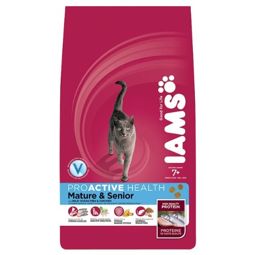 Preisvergleich Produktbild Iams Mature & Senior Katze Ozean Fisch 4x850g