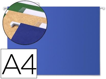 liderpapel A4 Suspension File – Blue (Pack of 10)
