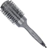 SUPRENT Nano thermische keramische u. Ionische runde Fass-Haar-Bürste, 2 Zoll, graue und schwarze Farbe, addieren Haar-Volumen, für Haar-Trocknen, Anreden, Curling