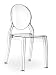Produktbild Ghost Plexiglas chair Stuhl Elizabeth Transparent Durchsichtig. Abbildung in Transparent klar (Keine China Ware = Qualität).