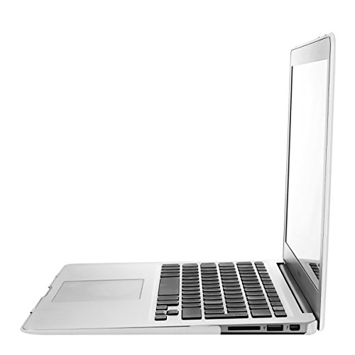kwmobile 2in1 Set  Griffiges und robustes gummiertes HARDCASE f  r Apple MacBook Air 13   ab Mitte 2011  in Transparent   Keyboard Skin Tastaturschutz