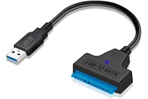 Sh. SATA till USB 3.0-kabel, USB 3.0 till SATA-adapter för 2,5 tum SSD HDD