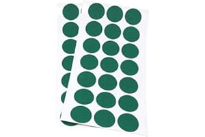 HARDWARE-SOLUTIONS Hardware Solutions Almohadillas de fieltro autoadhesivas, color verde, 19 mm, 40 unidades, diámetro de 1.18 pulgadas,diámetro de 30 mm,verde,redondo,autoadhesivo con grosor de fieltro de 1.5 mm