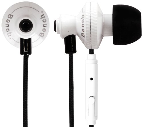 Preisvergleich Produktbild Bench Beat In-Ear Kopfhörer Ohrhörer mit Mikrofon - Weiß