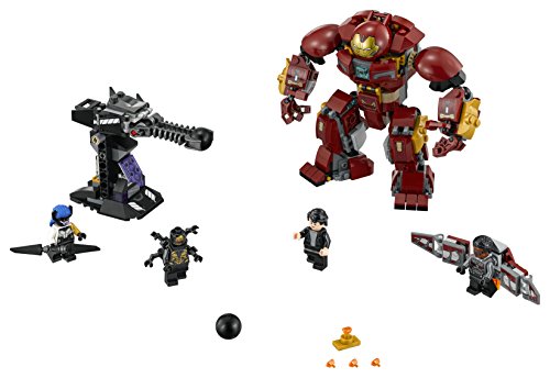 Lego Marvel Super Heroes - Le Combat de Hulkbuster - 76104 - Jeu de Construction