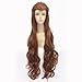 Anime Wig 31.5" 80cm The Hobbit/The Lord of the Rings Legolas Peter Jackson Curly Brown Hair Wig