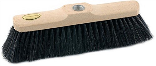 Preisvergleich Produktbild Besen Rosshaar L.280mm Buche gewachst mit Gewinde
