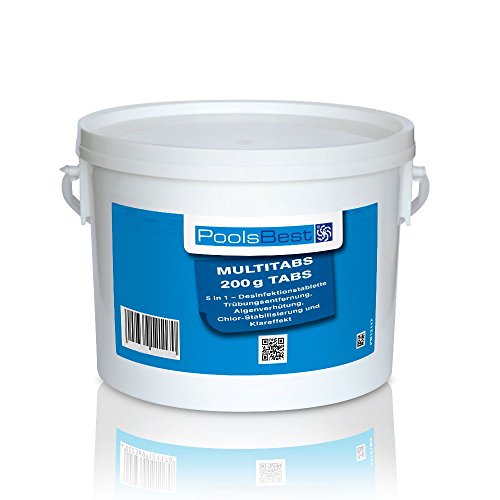 3 Kg - PoolsBest® Chlor Multitabs 5in1, 200g Tabs