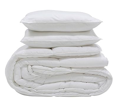 ESPRITZEN Couette 220x240cm de 400g/m² + 2 oreillers 60x60cm de 600g.