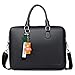 Produktbild Normallackumhängetasche Der Beiläufigen Notizbuchbeutel Der Ledernen Geschäftslaptop-Tasche Der Handtasche,Black-15.6”