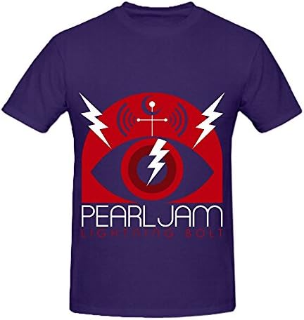 Pearl Jam Lightning Bolt Soul Men O Neck DTG Shirts X-Large