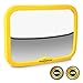 Baby Car Mirror ? WHY SAFETY YELLOW? CLICK TO SEE ? THE #1 safest rear view baby seat mirror for rear facing baby seat , easy install onto car rear seat headrest , fully adjustable with tilt and turn function , shatterproof , anti-judder mount , PREMIUM SAFETY PRODUCT ? BONUS Baby on Board sign BONUS ?