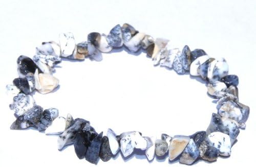 nonenone Merlinite Gemstone Chip Bracelet