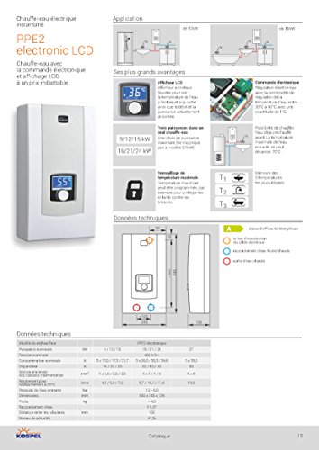 Durchlauferhitzer elektronisch PPE2 27 kW mit LCD - 5