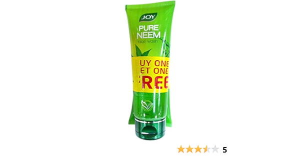 joy pure neem face wash