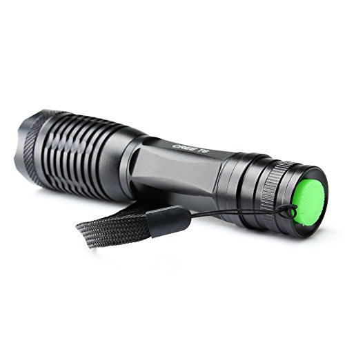 Enjoydeal LED ZOOMABLE Taschenlampe 1000Lm CREE XML-T6 Lampen Aluminium Handschlaufe - 2