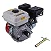 Produktbild Aleseae 7,5 PS Rückstoß-Starter 168F Benzinmotor Single Cyliner Luftgekühlter 4-Takt-Motorzubehör (Schwarz & Silber & Weiß)