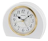 Seiko Unisex Standuhren Holz Analog Weiß QXE054W