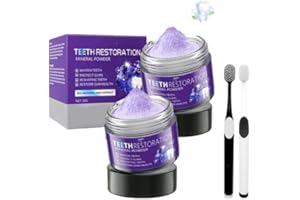 ADFUGE Oyikey Zahn Reparatur, Oyikey Zahnpulver, Zahn Reparatur Oyikey, Oyikey Zahnreparatur Mineralpulver, Oyikey Zahn Reparatur Mineralpuder, Mineral Zahnpulver, Zahnaufhellungspuder (2 stücke)