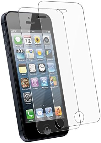 [2-Pack] iPhone SE Screen Protector,Tenmangu iPhone 5S 5C 5 Tempered Glass Screen Protector Film - Transparent (0.33mm HD Ultra Clear)