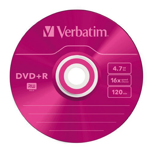 Verbatim DVD+R Advanced AZO 16x Speed Colour Surface 5er Pack Slim Case DVD-Rohlinge - 7