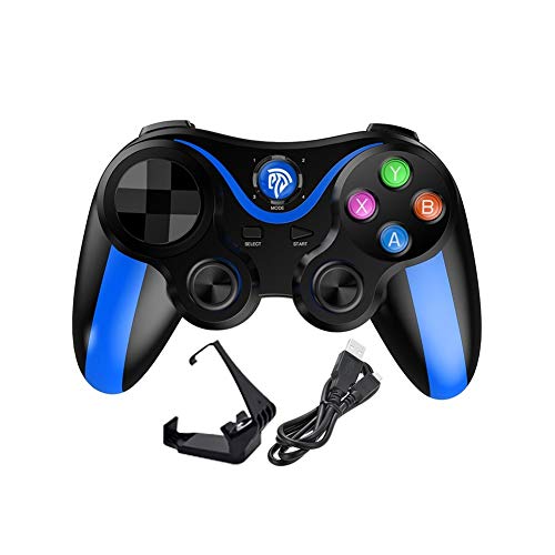 Preisvergleich Produktbild VisvimQ Gamepad für Telefon Easysmx Va-013 Gamepad Drahtloser Bluetooth-Gamecontroller-Joystick für Ps3-PC-Gamer von Xiaomi Redmi Phone (Farbe : Rot)