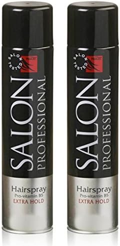 Salon Professional Hairspray EXTRA HOLD Pro-vitamin B5 &amp; UV Filter, 265 ml - Pack of 2