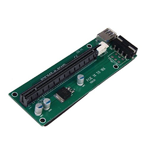 Vovotrade PCI-E Express Powered Riser-Karte W / USB 3.0 Verlängerungskabel 1x bis 16x Monero - 3