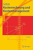Image de Kostenrechnung und Kostenmanagement (Springer-Lehrbuch)