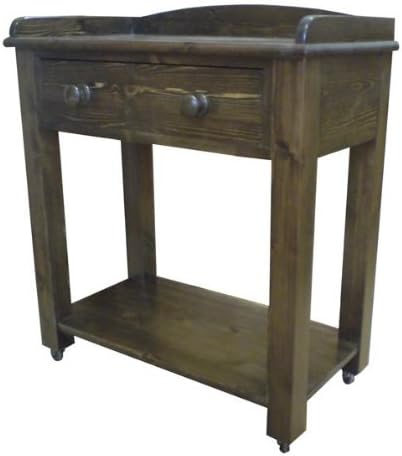 Wye Pine Bespoke Trolley - Finish: Unfinished - Stain: Honey