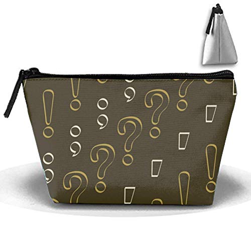 Cosmetic Bags Travel Portable Makeup Pouch Mountain Trapezoidal Clutch Bag