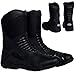 Produktbild Max5 Motorrad Abenteuer Stiefel Macho Neues Modell Motorrad On-Road Lässige Racing Schuhe Touring Quad ATV Sport Lange Knöchel Lederstiefel ((EU 41/7 UK)
