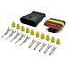 Produktbild IMAGINE 10 tlg 5 Poliger Stecker Steckverbinder Wasserdicht Schnellverbinder IP67 AMP PA66 Nylon Steckdose Set für KFZ LKW Auto Kayak Boote Roller Motorrad