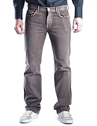 7 For All Mankind Hombre MCBI004025O Marrón Algodon Jeans