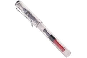 Rosojodg Stylo pinceau à encre plume rechargeable, pointe pinceau flexible pour le lettrage, la calligraphie, l'illustration, l'art, l'écriture, le croquis, la calligraphie chinoise japonaise Sumi, l