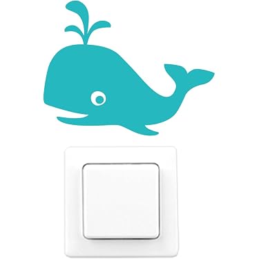 AHANDMAKER 6x Süße Lichtschalteraufkleber Mit Kaninchen – Für Ostern, Kinderzimmer & Mehr