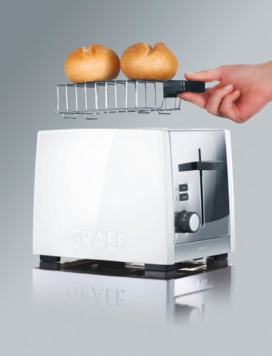 Graef Toaster TO 81, Edelstahl, weißŸ - 4