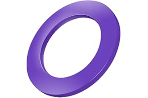 one80 professional perfection Dart Tabellone Dart Board Surround Parete Protezione per freccette in Sisal Setola, Dartboard Surround in PU (Nero Rosso) per freccette da 45 cm