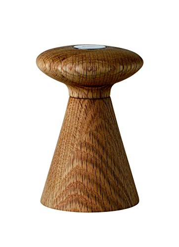 Stelton x-171-2 Forest Pfeffermühle, Eichenholz, Edelstahl,, braun, 8.5 x 8.5 x 12 cm