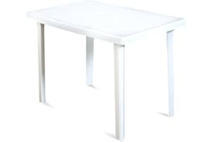 ARETA ARE021 Tavolo Marte, Bianco, 100 x 67 x 72 cm