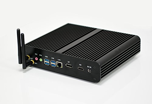 Kingdel® Mini Desktop Computer, 4K Mini PC with intel 7th Gen. i7 CPU, 8GB RAM, 128GB SSD, 4096x2304, HDMI, DP, 4*USB 3.0, Card Reader, WiFi, Metal Case, Windows 10 Pro