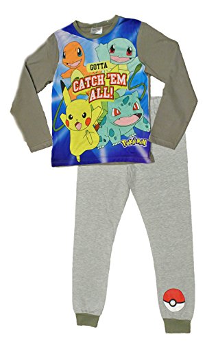 Preisvergleich Produktbild ThePyjamaFactory Jungen Schlafanzug blau blau Gr. 12-13 Jahre, blau