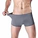 Produktbild TUDUZ Basic Herren Unterhosen Männer Boxershorts Männer Unterwäsche (Grau, 3XL(Taille:90-104cm))