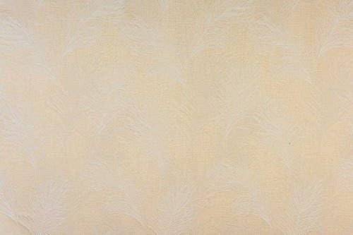 Fryetts Feather Tree Polyester Curtain Blind Upholstery Fabric | Ivory (Per Metre)