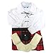 New Baby Royal Stewart Full Kilt Outfit 12 - 24 months