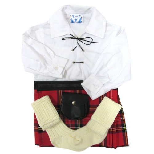 New Baby Royal Stewart Full Kilt Outfit 12 - 24 months