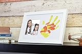 Bilderrahmen mit 2-Farben-System für Handprint, weiss - 9