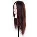 Anself Hair Model Long Synthetic Hair Hairdressing Training Head Mannequin Cut for Salon Practice with Clamp Dummy Model